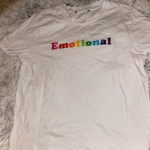 forever 21 ‘emotional’ shirt